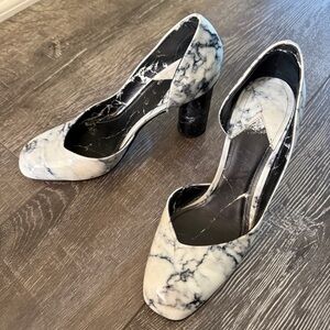 Paul Andrew Marble Patent Heels
